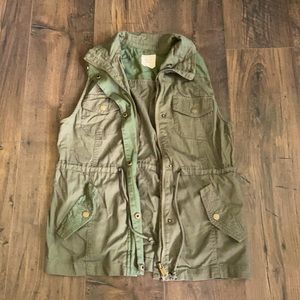 Francesca’s Green Vest